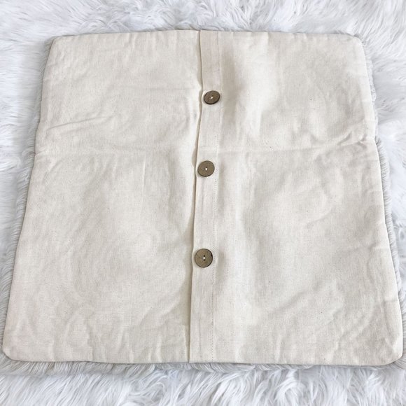 West Elm Accents West Elm Faux Fur Thick Wool Blend Ivory Gray